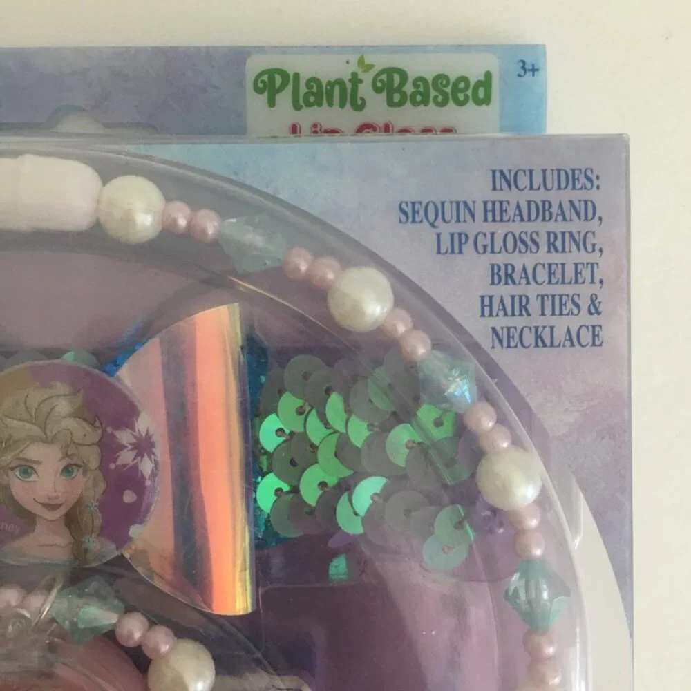 Disney NEW! Princess Lip Gloss Jewelry Set of 2